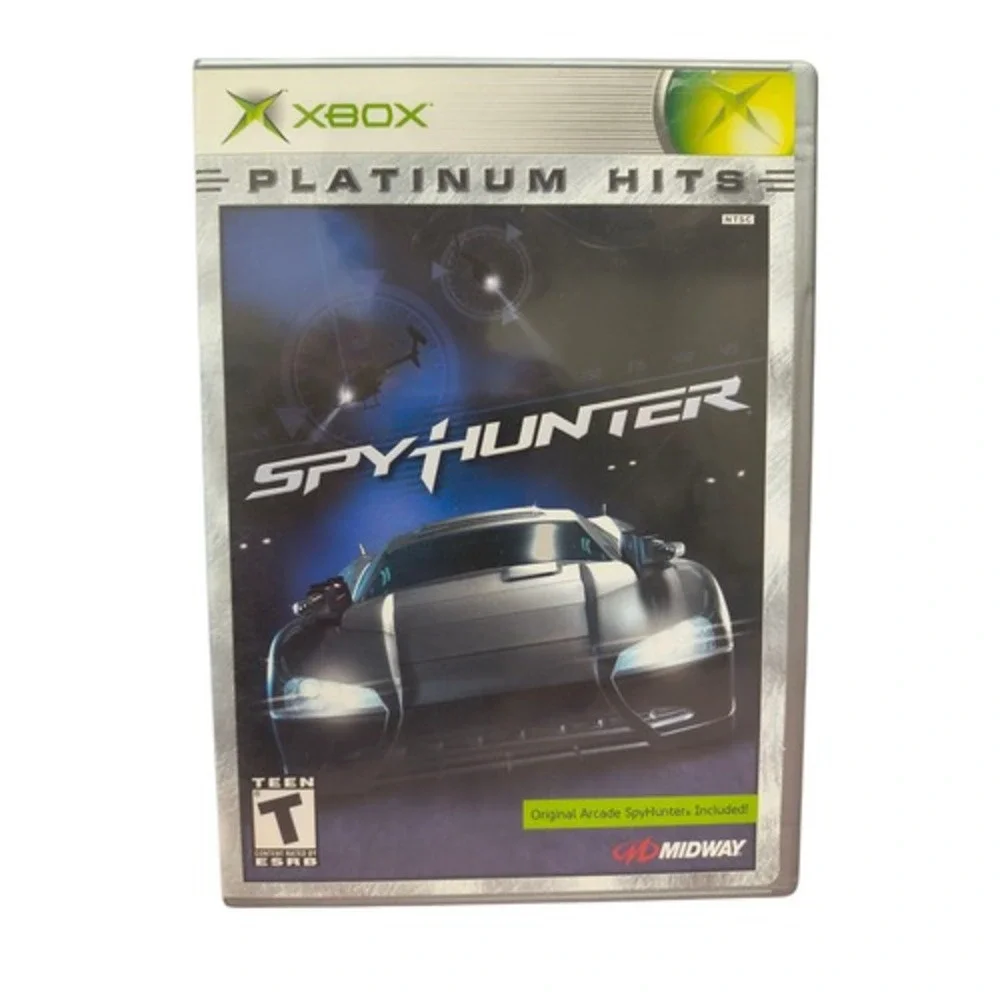 2002 Midway Microsoft Xbox Spy Hunter Platinum Hits Complete CIB